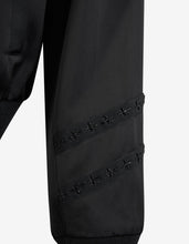Load image into Gallery viewer, Black Officer Satin Bomber Jacket