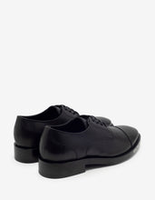 Load image into Gallery viewer, Black Logo Derby Shoes
