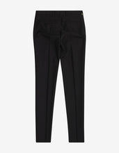 Load image into Gallery viewer, Black Single-Breasted Wool-Blend Suit -

